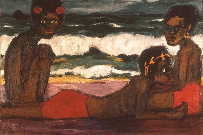 Emil Nolde, "Jóvenes en Papúa", 1914.