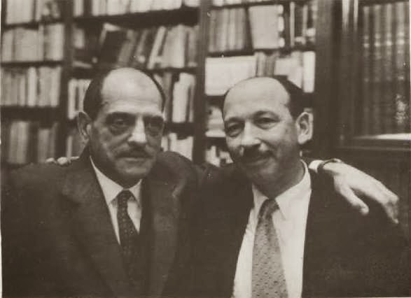 Luís Buñuel y Ricardo Urgoiti, años después de la disolución de Filmófono